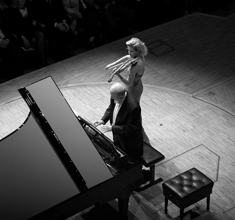 Anne Sophie Mutter with Lambert Orkis in Essen