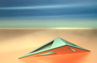 UFO landing in Taklamakan desert